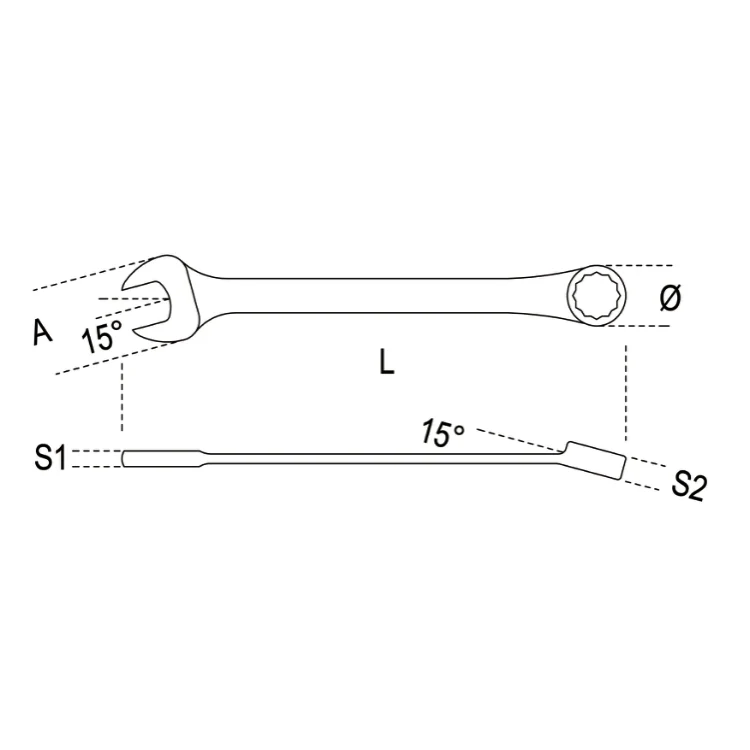 Beta Tools AF Professional Combination Spanner - Image 2