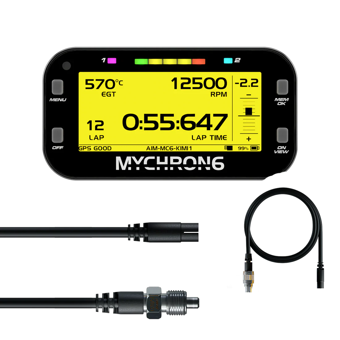 AIM Mychron 6 inc. Water/RPM