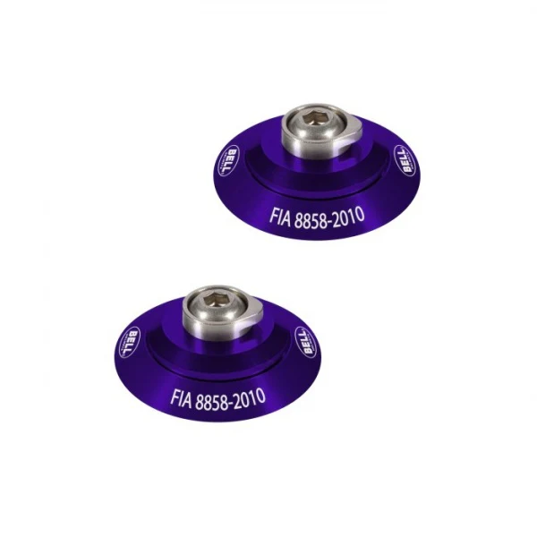 Bell FIA 8858-2010 Purple HANS Clips