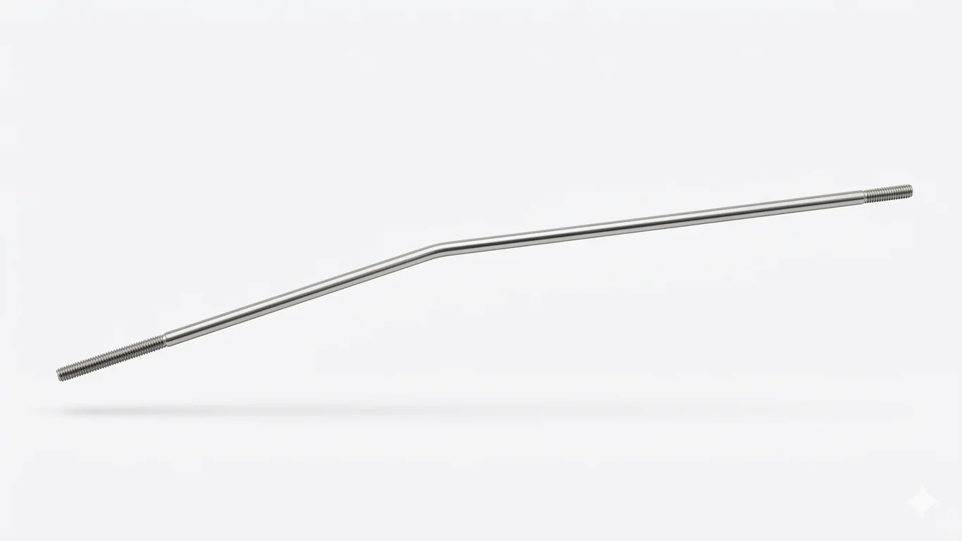 Brake Rod 470mm V-Bend 0118.470 Pedal Extension Bar M6 For OTK Tonykart