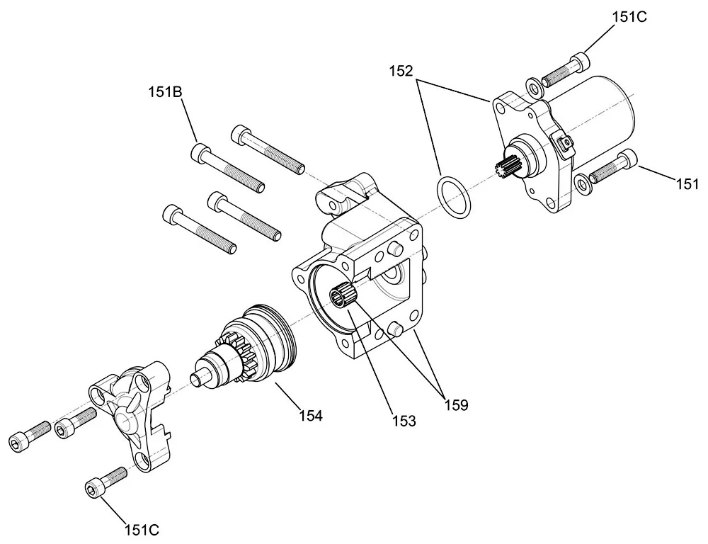 A-60850A Iame Mini Swift Replacement Starter Motor - Image 2
