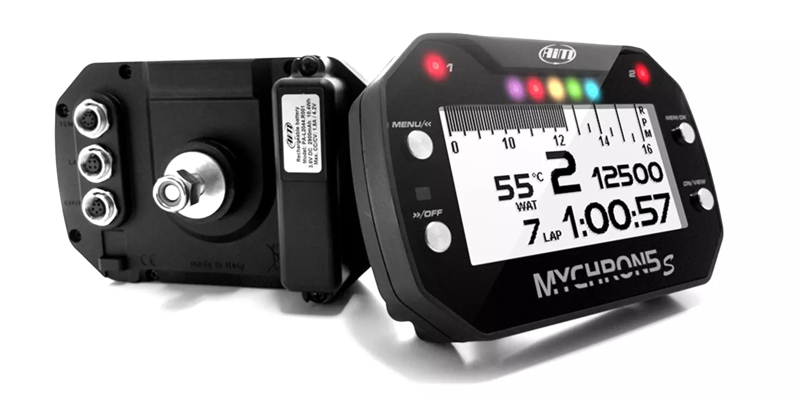 AIM Mychron 5S 1T/2T GPS Data Logger - Image 2