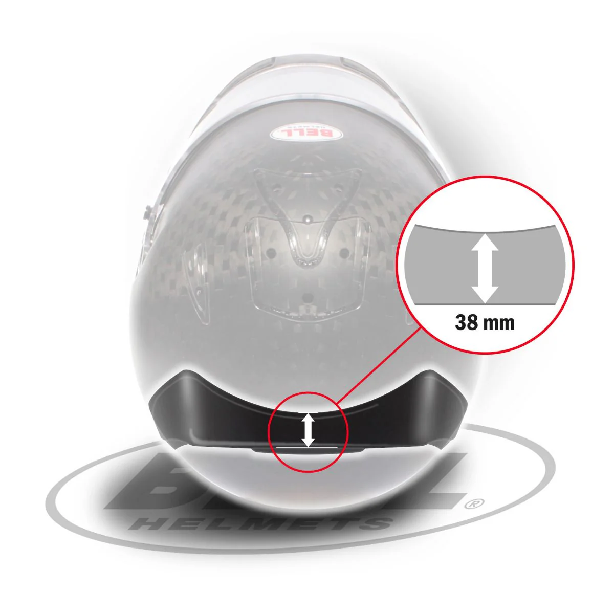 Bell Rear Spoiler Clear HP7/RS7/HP5/GT5 V15 F1 20500