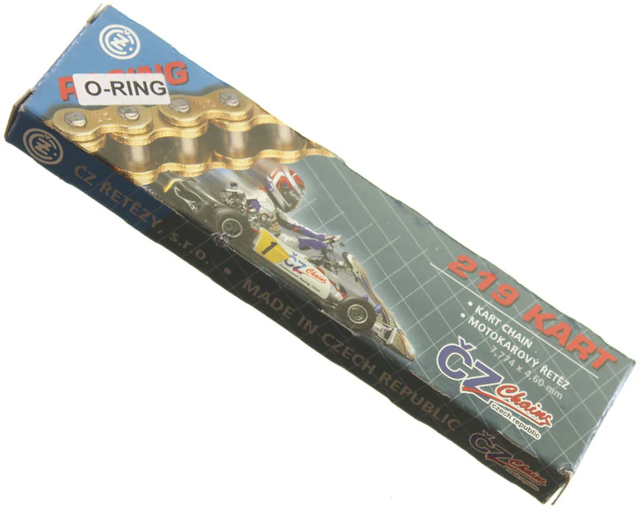 CZ Endurance O-Ring 219 Chain Link Karting - Image 4