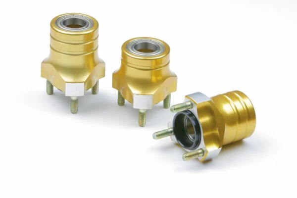 Gold Anodised Aluminium Medium Front Hub For CRG (Single)