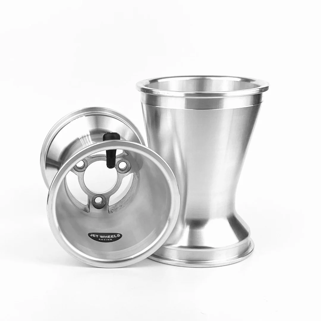 KC 5" Jet Wheels CNC Silver/Black (40mm Location / 58mm PCD) - Image 4