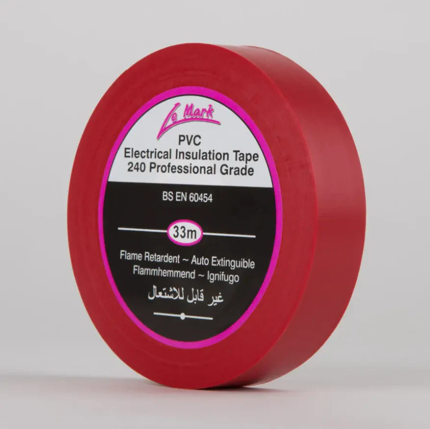 Le Mark Premium PVC Electrical Insulation Tape 33m rolls - Image 2
