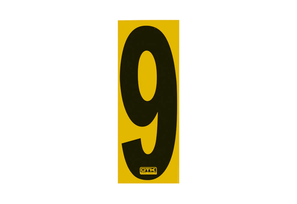 OTK Genuine Race Numbers 0-9 (Single) Karting - Image 10