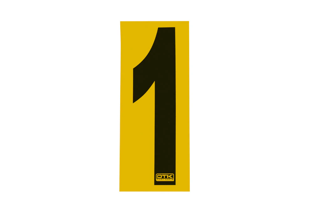 OTK Genuine Race Numbers 0-9 (Single) Karting - Image 3