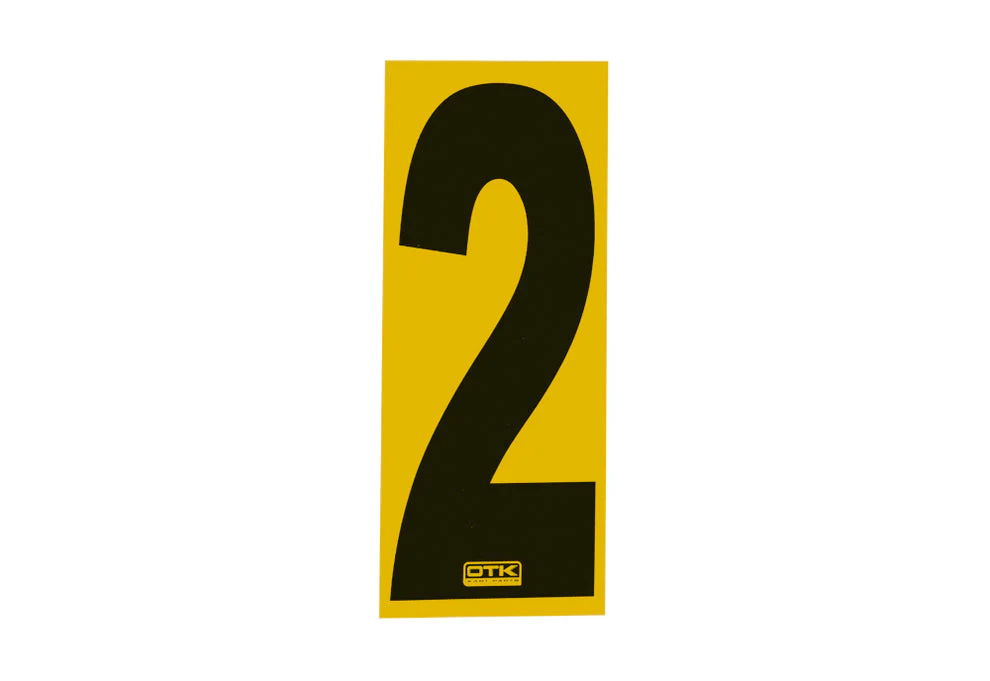 OTK Genuine Race Numbers 0-9 (Single) Karting - Image 4
