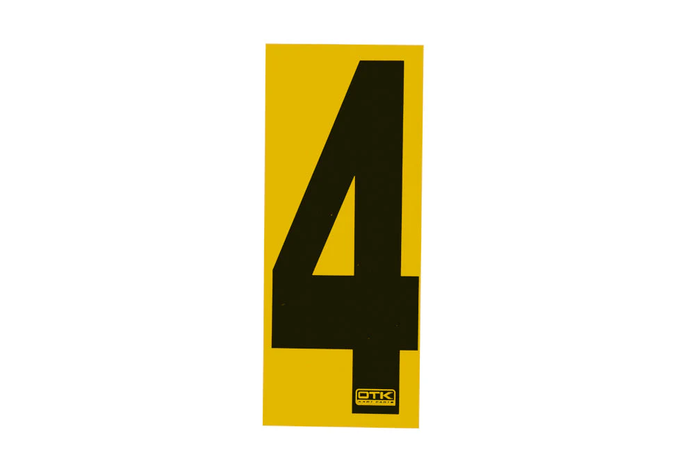 OTK Genuine Race Numbers 0-9 (Single) Karting - Image 5