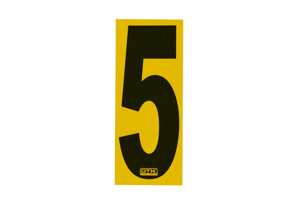 OTK Genuine Race Numbers 0-9 (Single) Karting - Image 6