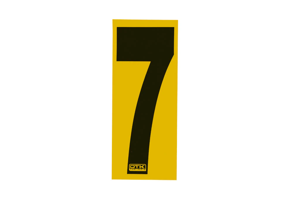 OTK Genuine Race Numbers 0-9 (Single) Karting - Image 8