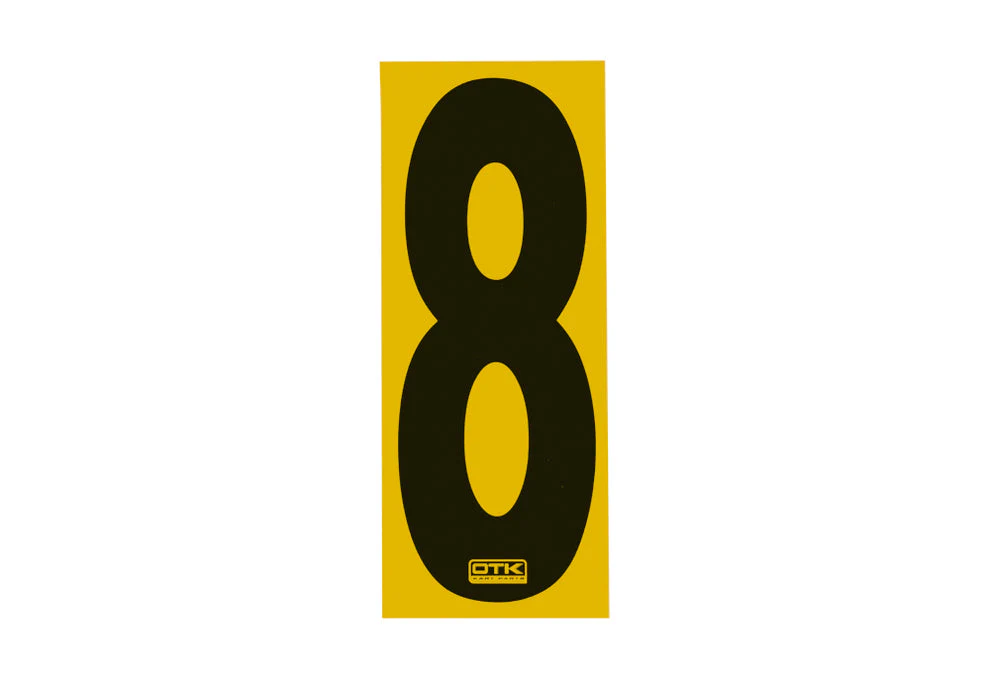 OTK Genuine Race Numbers 0-9 (Single) Karting - Image 9