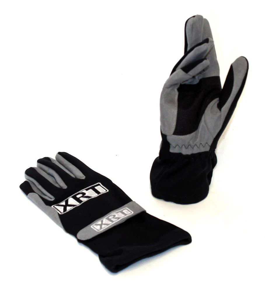 Racing XRT Black Kart Gloves - Size Small - Pack Of 3 Pairs