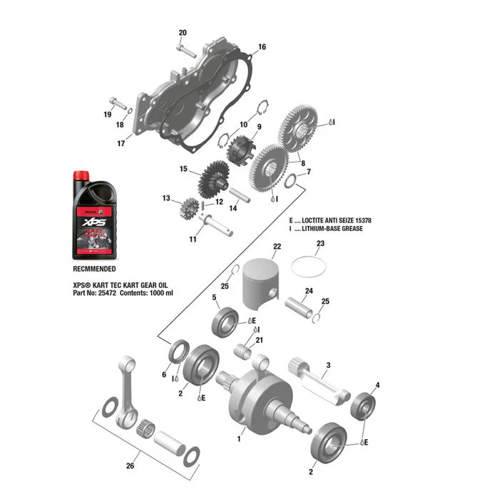 Rotax Max Water Pump Gear 19t 635850 - Image 2