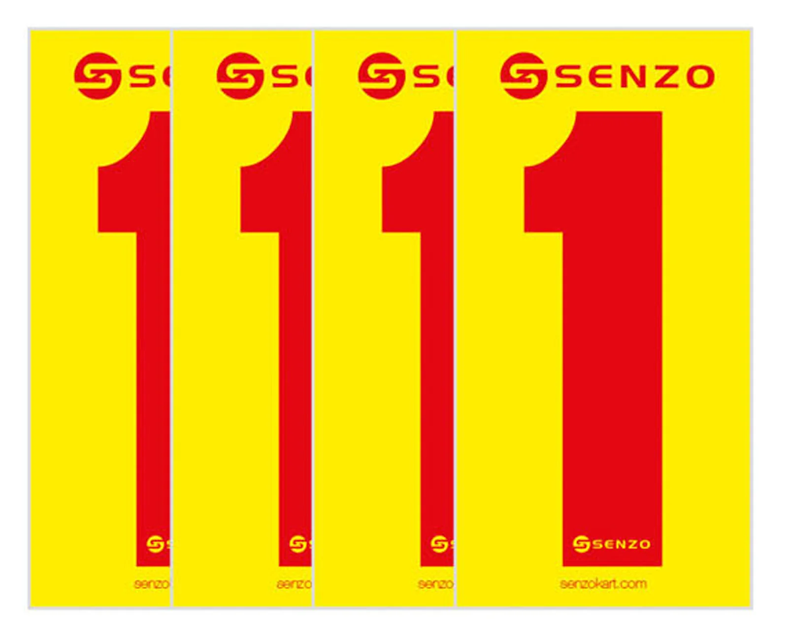 Senzo Adhesive Numbers Pack of 4 - Image 117