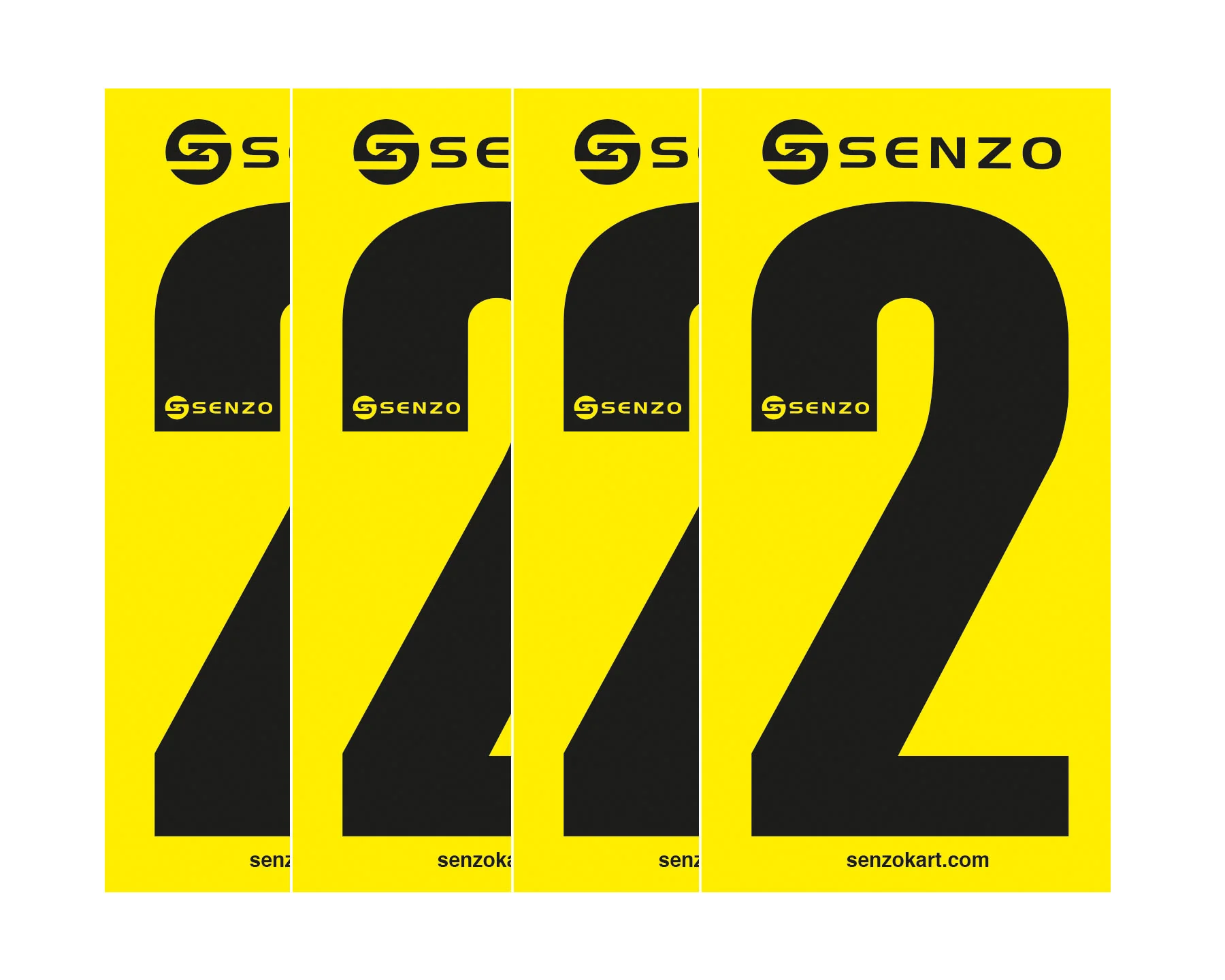 Senzo Adhesive Numbers Pack of 4 - Image 73