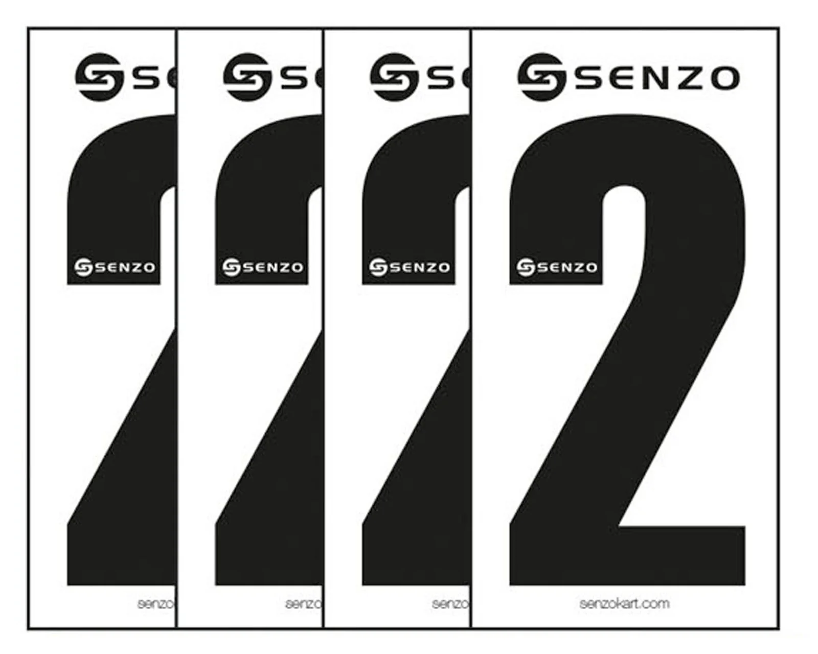 Senzo Adhesive Numbers Pack of 4 - Image 80