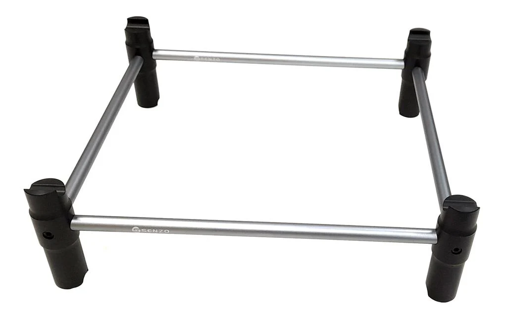 Senzo Chrome 4 Wheel Kart Trolley Stacker