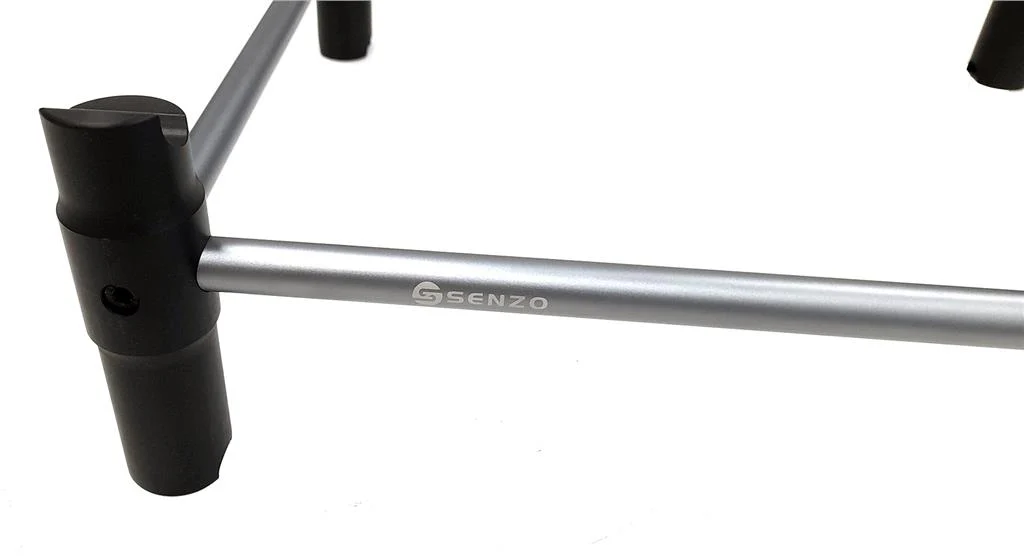 Senzo Chrome 4 Wheel Kart Trolley Stacker - Image 5
