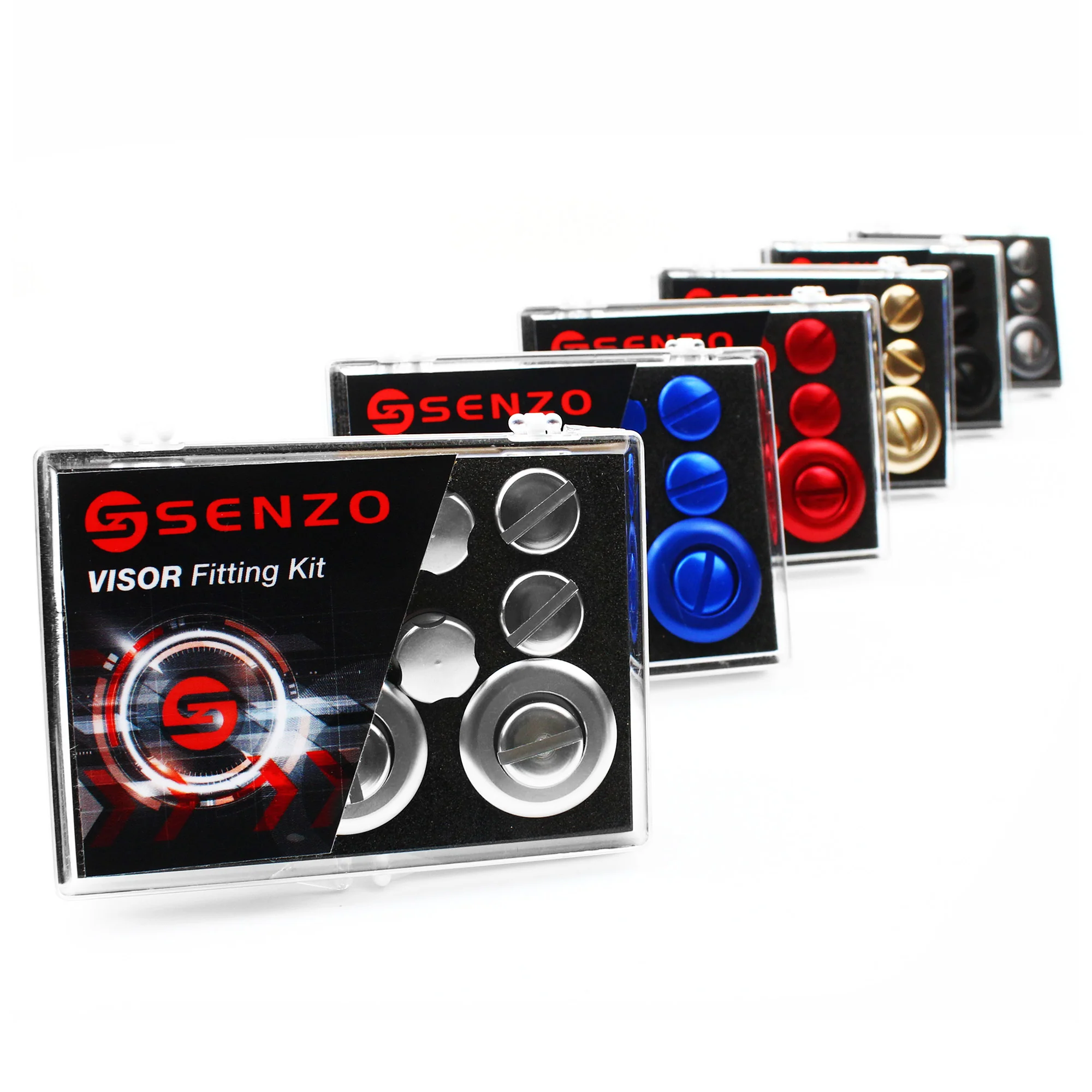 Senzo Replacement Arai Helmet Visor Fitting Kit SK6 / GP6 - Image 3