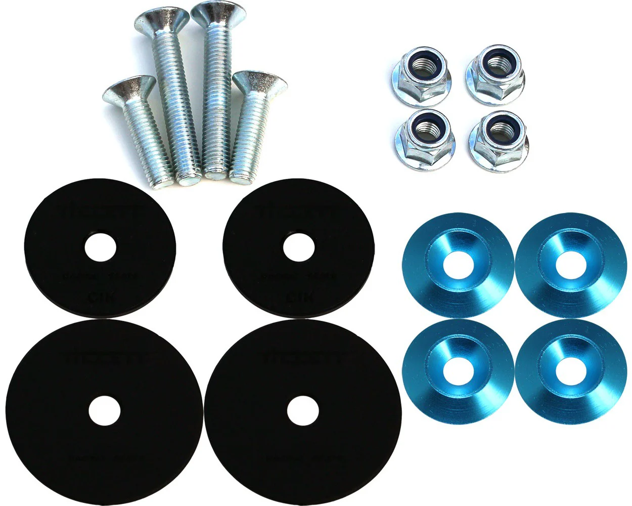 Senzo Seat Fitting Kit Black Red Blue Gold - Image 3