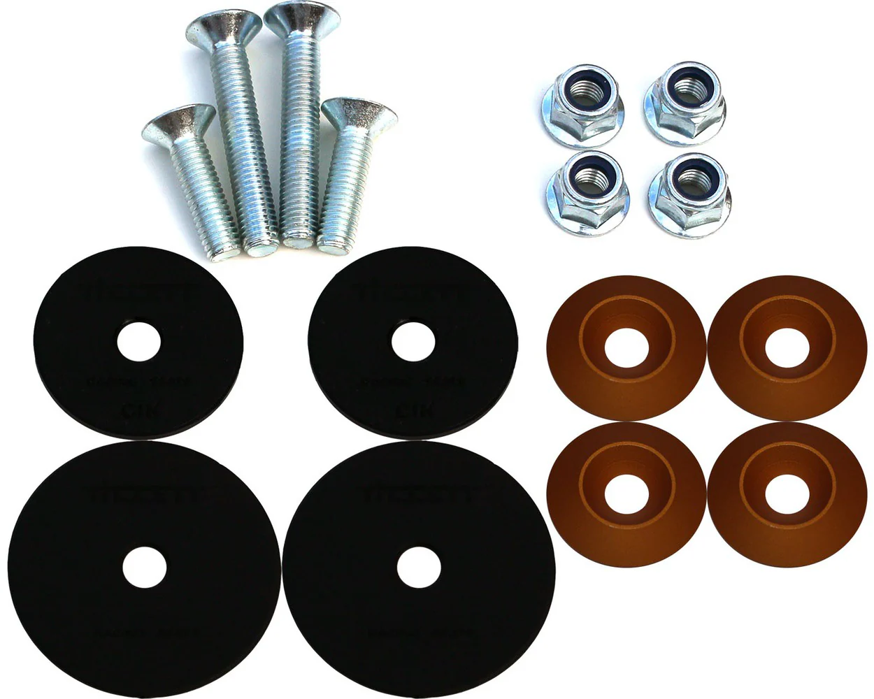 Senzo Seat Fitting Kit Black Red Blue Gold - Image 4