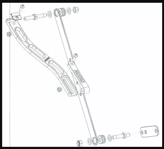 Iame Radiator Support Kit X30 Swift 454x108mm 2025