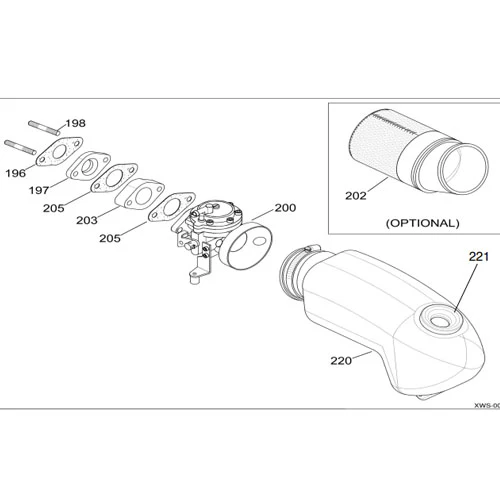 Iame Airbox Foam Filter And Connector for X30 - Image 2