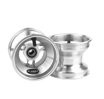 Jet Wheel O/D 130mm 3 Spoke Silver (SINGLE WHEEL)