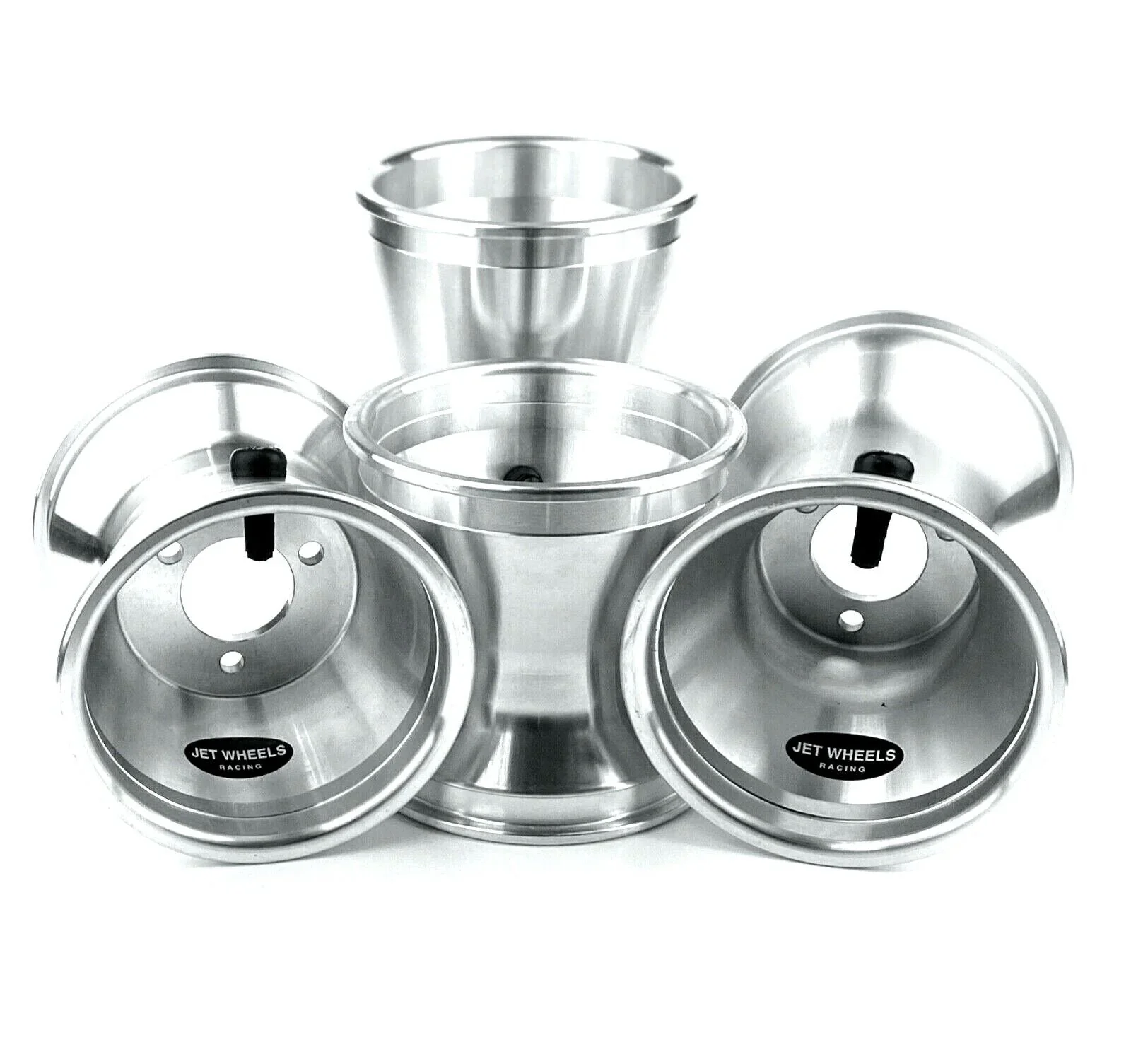 Jet Alloy Wet Wheels – 130mm / 180mm Set (Big Kart)