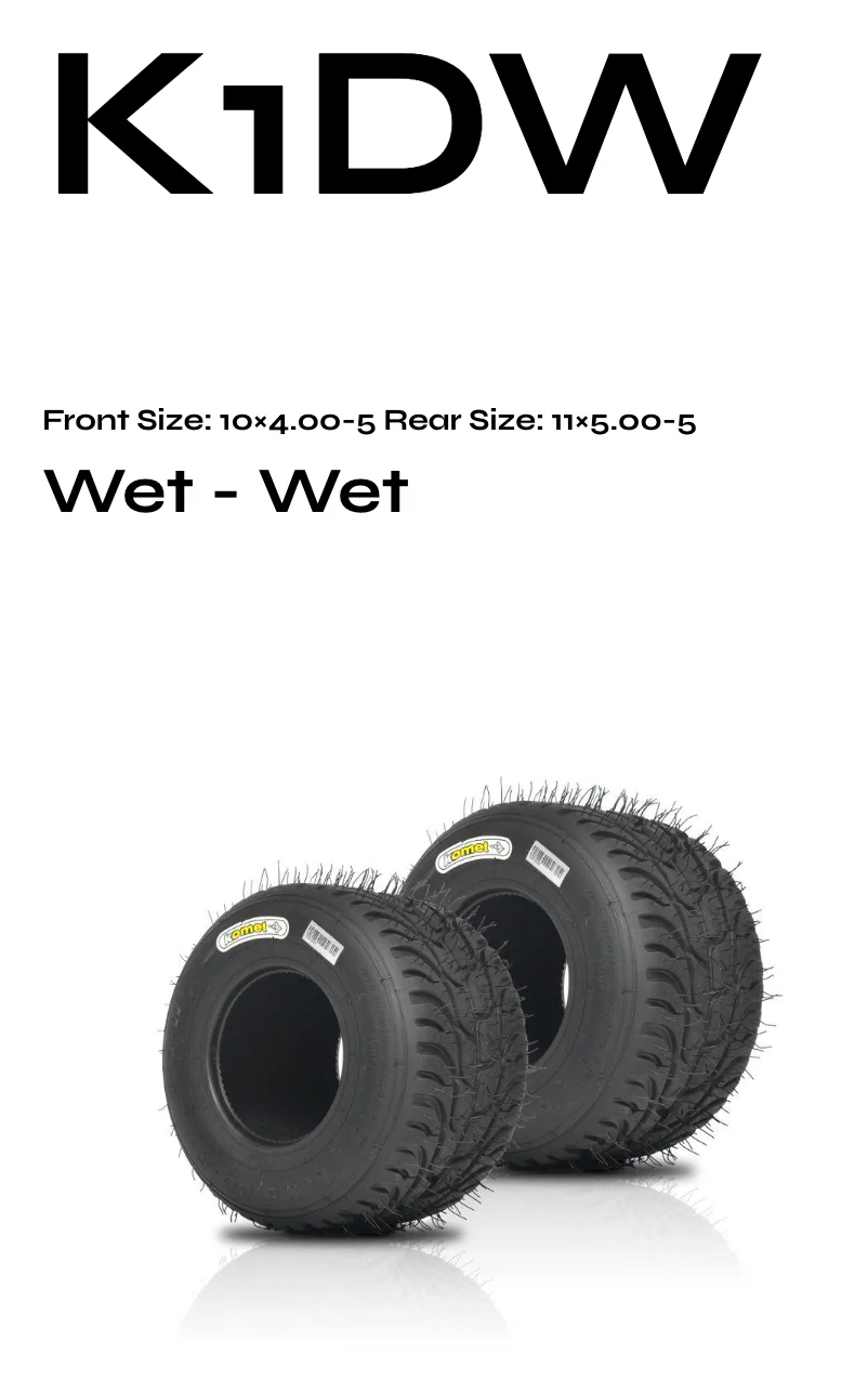 Komet X30 K1DW Wet Tyre (SINGLE TYRES) CADET
