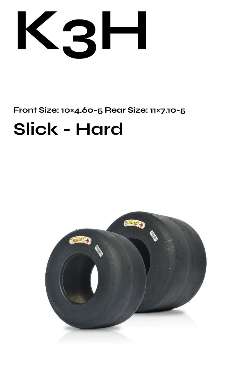 Komet X30 K3H Slick Rear Tyre
