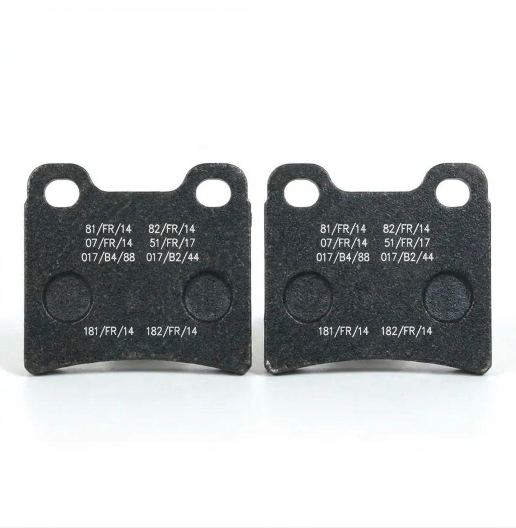 KR BIG - REAR BRAKE PAD BLACK KZ SET