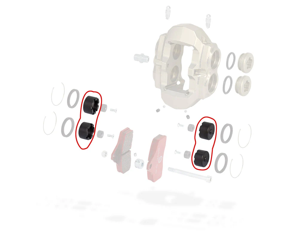 OTK Brake caliper piston 950 / KZ (single)