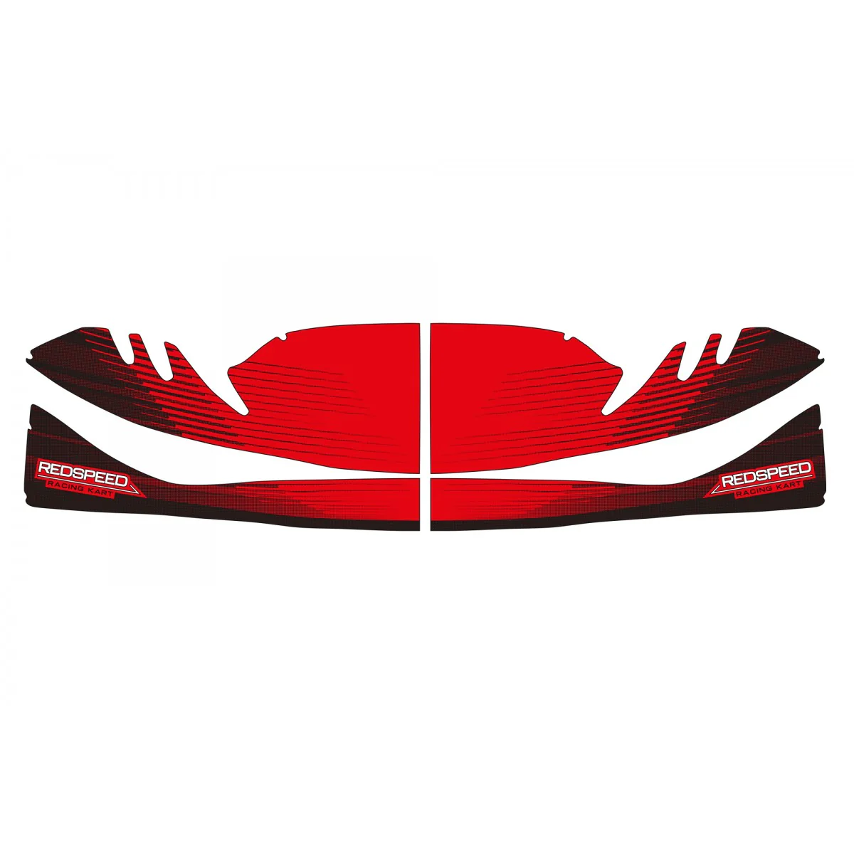 OTK Redspeed M9 Front Fairing Sticker 2025 (Mini Kart) 0307.N1R