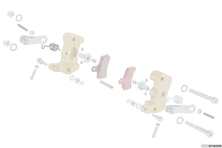 OTK Micro DX brake calipers lever spring