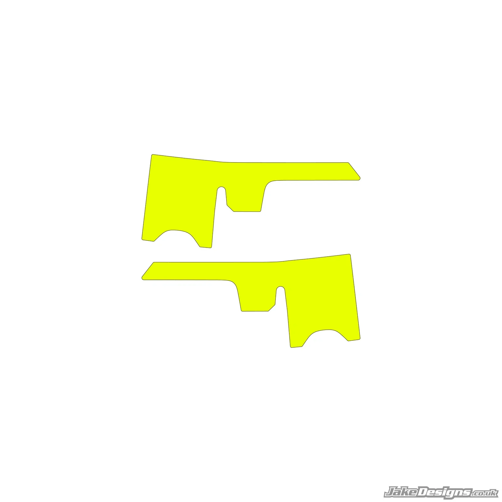 Rear Bumper End Sticker For Kg C3 / KG CLOB / OTK M10 - Image 3