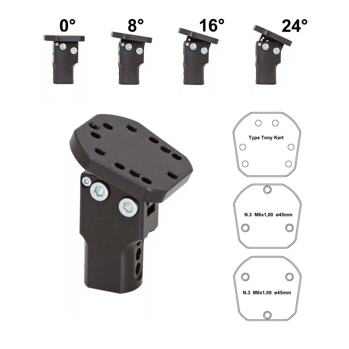 Adjustable Short Steering Wheel Boss 20mm