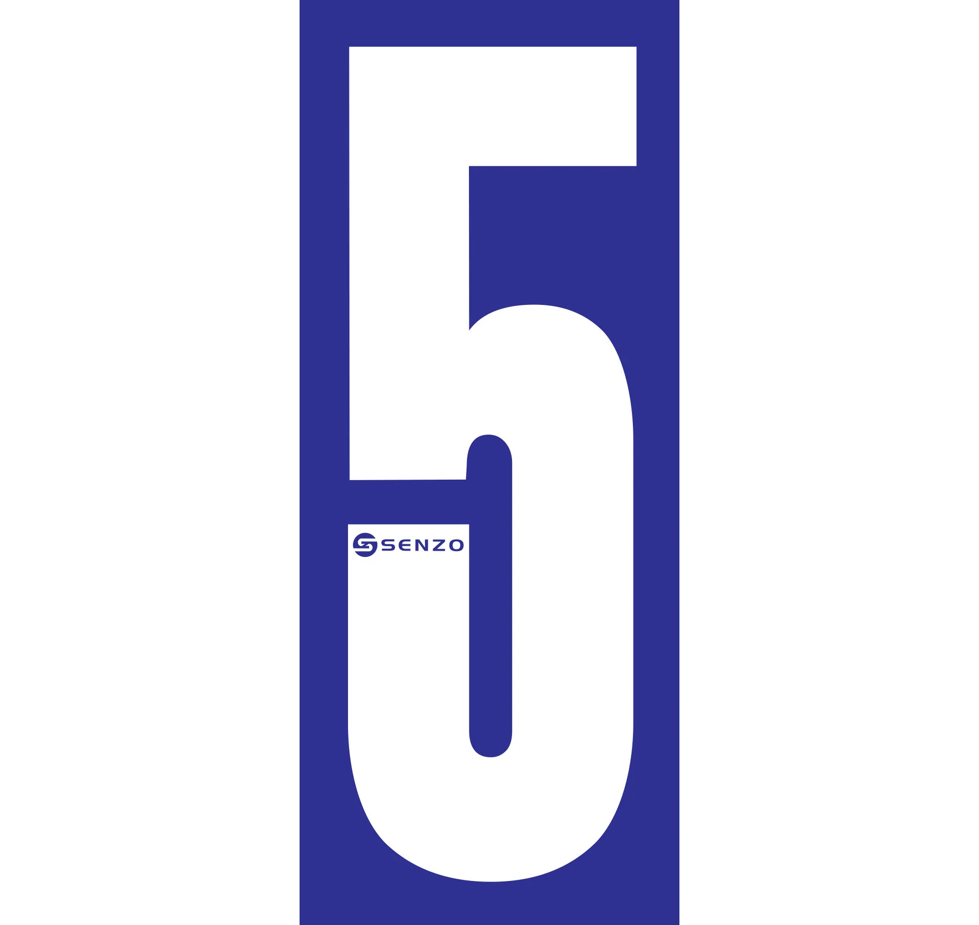 Senzo Small Number Bodywork Sticker 160mm x 65mm - Image 17