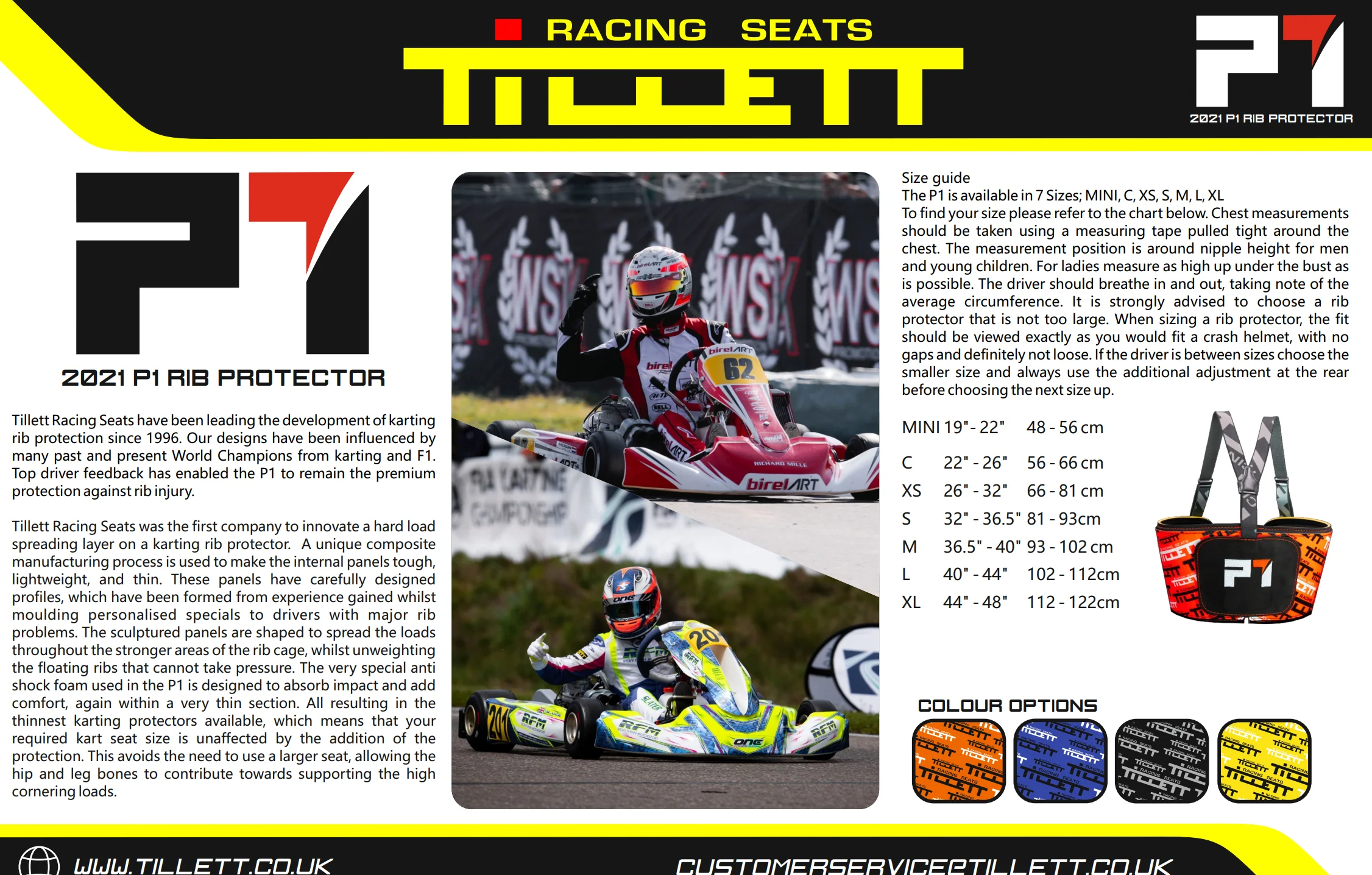 Tillett P1 Rib Protector Ladies - Image 2