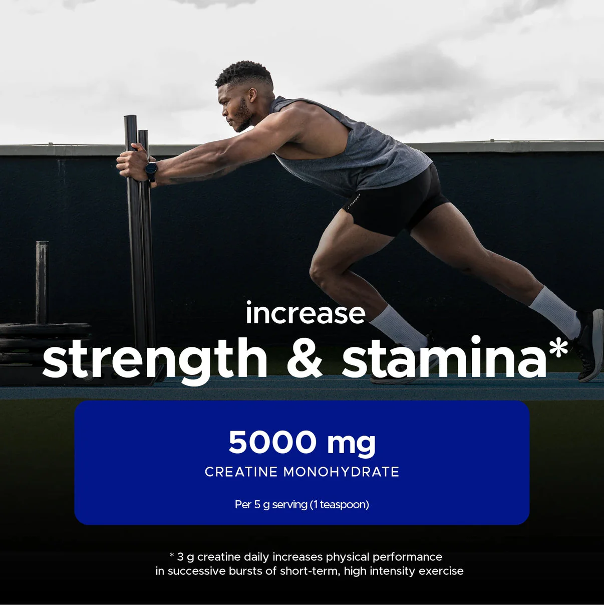 USN Creatine Monohydrate 230g Unflavoured - Image 2