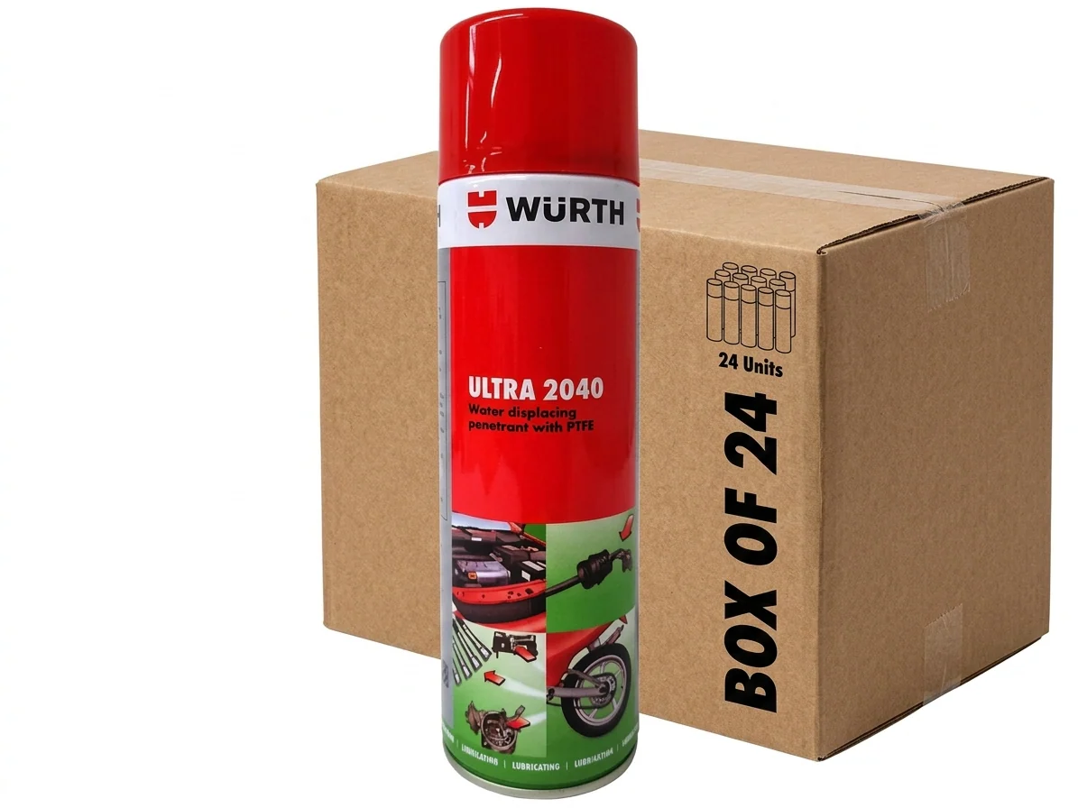 Wurth Multi-Purpose Lubricant Ultra 2040 PTFE 500ml Spray Can (Box of 24)